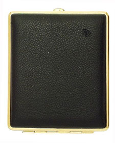 [812RLC01] Etui Cigarette VH 812 Cuir Noir Calypso Noir 24ks