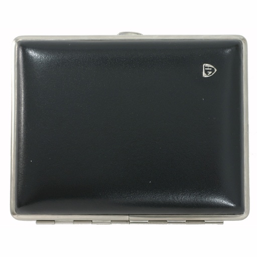 [830NL01] Cigar Pouch VH 830 Cigarillo Leather Chrome Black