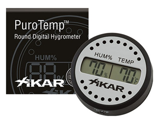 [832XI] Hygrometer Xikar Digitaal Rond