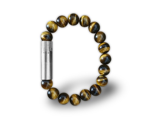 [BP1121S] LFL Bracelet Solo Steel Tiger Eye S