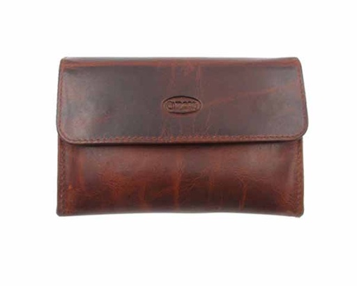 [CC018] Tobacco Pouch Chacom Container Retro Brown