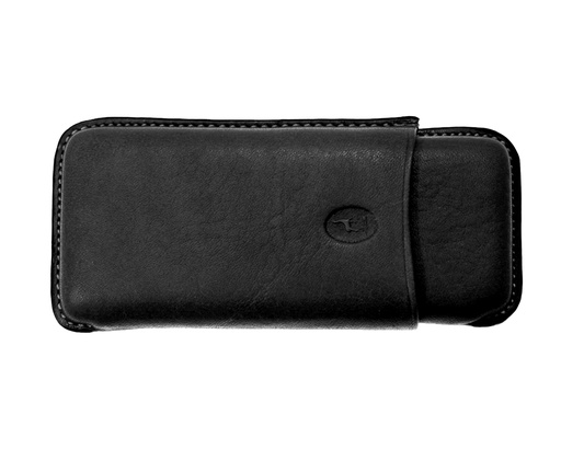 [CF41112N] Etui Sigaar Lecerf Panatella/4 Negro