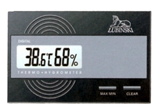 [HHM002001] Hygrometer Lubinski Digitaal Extra Dun QH4