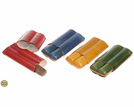 [MB1332R] Cigar Pouch Lubinski Red 25x130mm