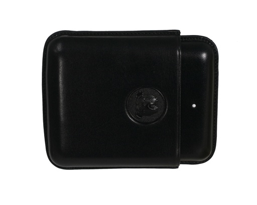 [PA3014A] Cigar Pouch White Spot Bulldog Rob 4F Black