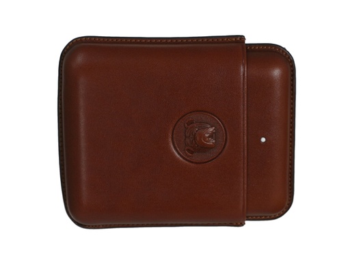 [PA3014B] Cigar Pouch White Spot Bulldog Rob 4F Brown