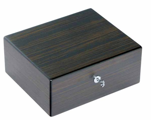 [Q42450] Humidor Lubinski Ebbenhout Macassar Mat - 50 Sigaren