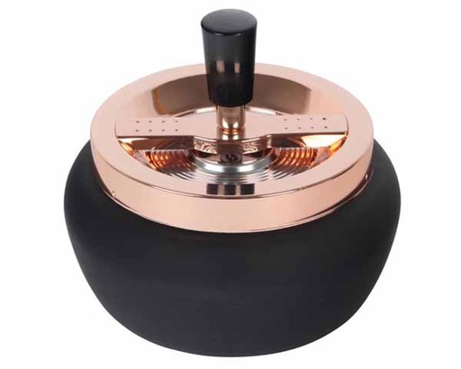 [22369] Ashtray Push Rose Gold 13cm