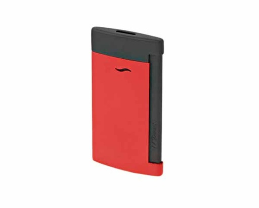 [027749] Briquet Dupont Slim Matte Rouge