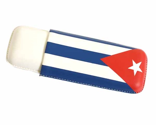 [SK4071] Etui Sigaar Cuba Flag 2 Cig R64