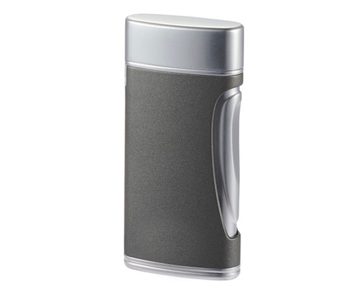 [CA5834] Lighter Caseti Double Jet Chrome Grey Matt