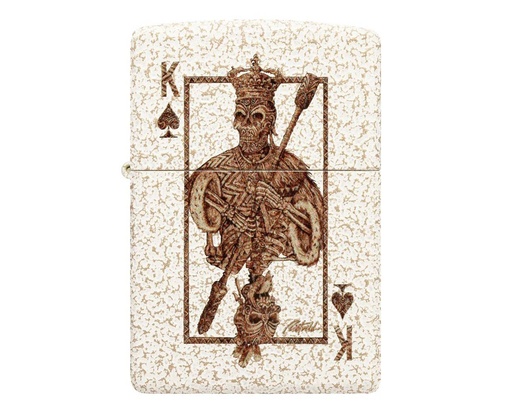 [60006598] Lighter Zippo Rick Rietveld Ace Skull Design