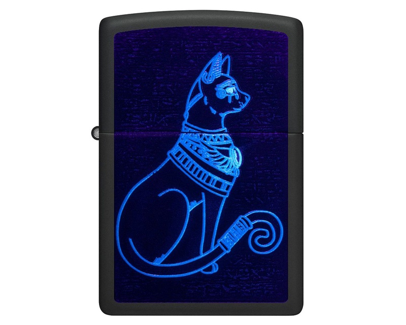 [60006542] Lighter Zippo Spiritual Cat Design