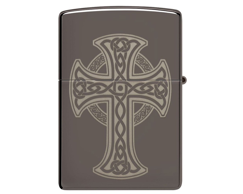 [60006538] Lighter Zippo Celtic Cross Design