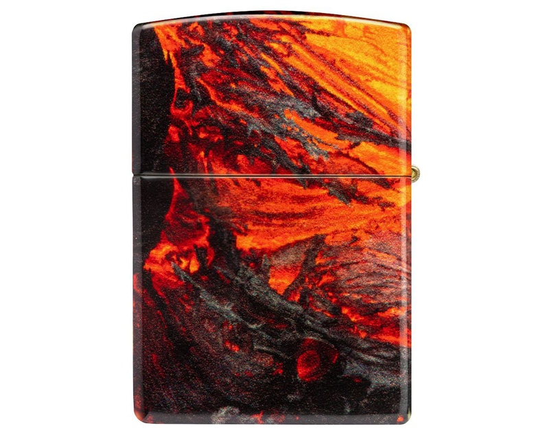 [60006590] Lighter Zippo Lava Flow Design