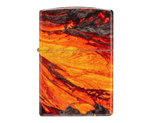 [60006590] Briquet Zippo Lava Flow Design