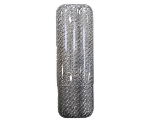 [SK4036SL] Etui Cigare Carbon Fiber 2C Argent R58 140mm