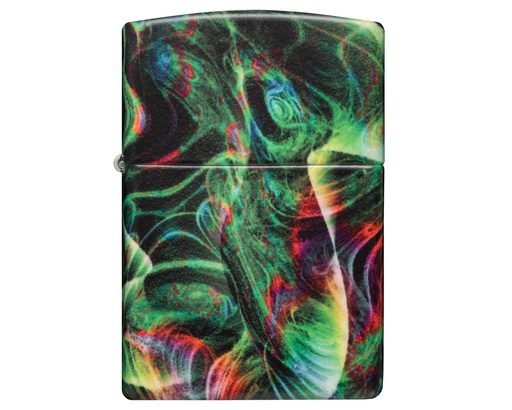 [60006846] Briquet Zippo Psychedelic Swirl Design