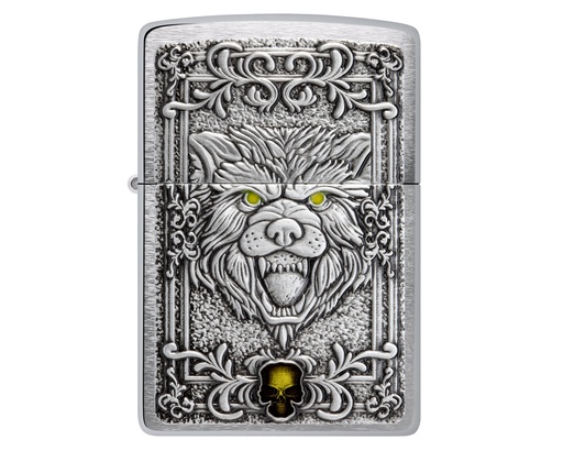 [60006751] Briquet Zippo Wolf Emblem Design