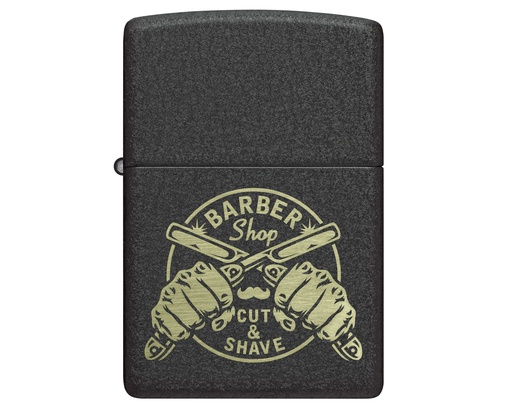 [60006827] Briquet Zippo Barber Shop Design