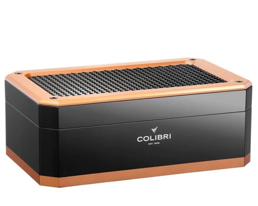 [HU360T3] Humidor Colibri Rally Noir Rose Doré - 125 Cigares