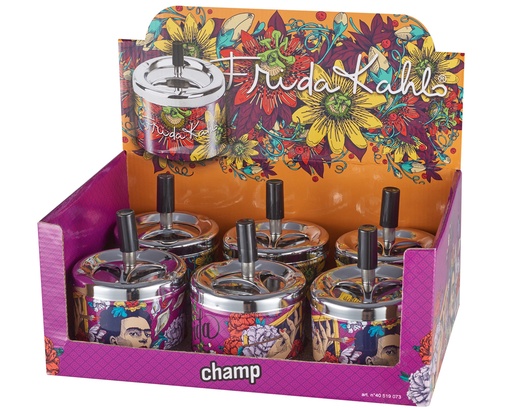 [40519073] Ashtray Push Champ Frida Kahlo