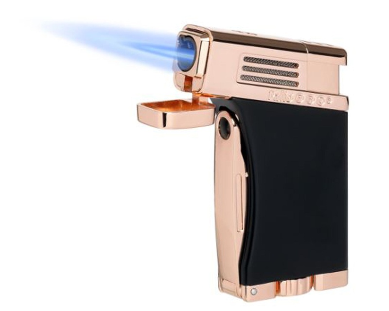 [PALCL1000BKRS] Briquet Palio Scorpius Noir Rose Dore