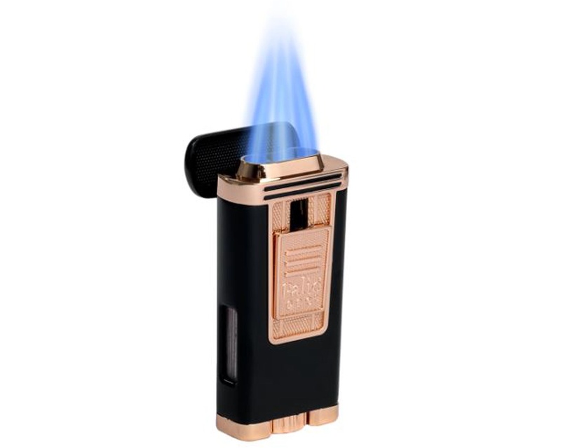 [PALCL3000BKRS] Lighter Palio Polaris Triple Jet Black Rose Gold