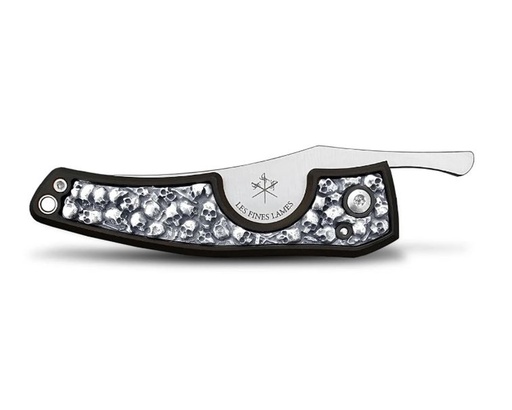 [CC0281006] LFL Cigar Knive Le Petit Memento Mori/Omnia Vanitas Silver