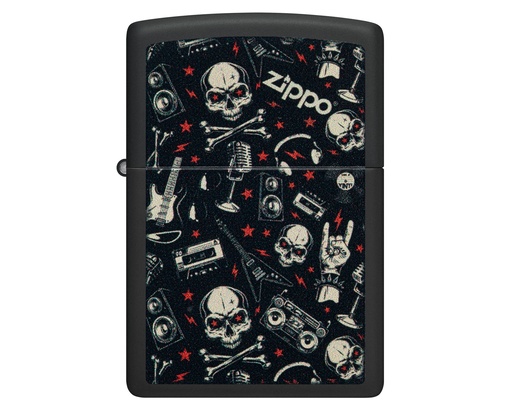 [60007008] Lighter Zippo Grunt Pattern with Skulls