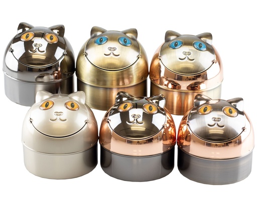 [11006] Asbak Metaal Cat Eyes 9cm