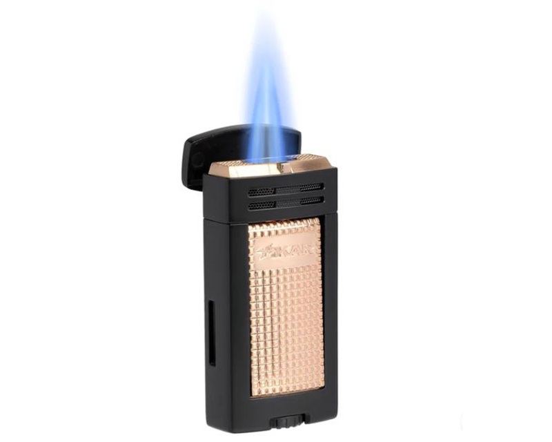 [607BKRS] Lighter Xikar Ion Double Jet Black Rose