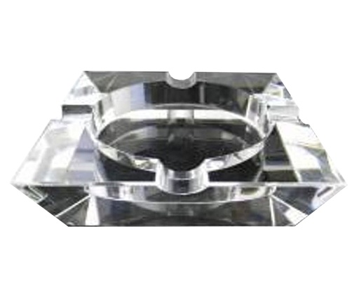 [ASH20] Ashtray Glass Square 15cm 4 Layers