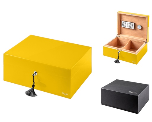 [288002] Humidor Caseti Paris Yellow