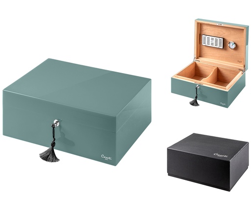 [288006] Humidor Caseti Paris Gray Blue 