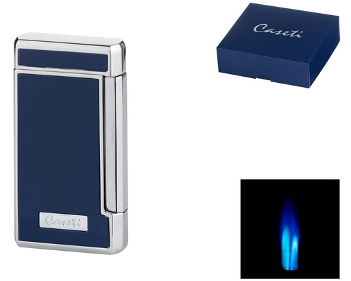 [CA4372] Aansteker Caseti Paris Double Jet Blauw