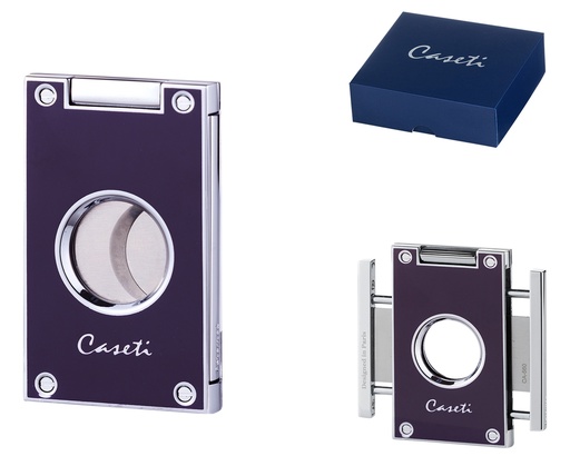 [CA56011] Coupe Cigare Caseti Paris 2 Couteaux Violet