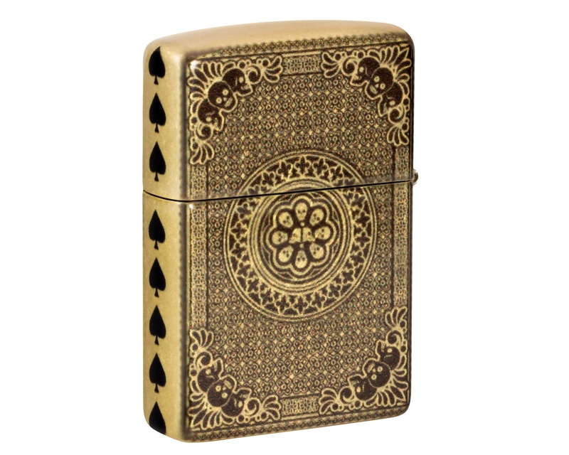 [60007299] Lighter Zippo Ace of Spades Design