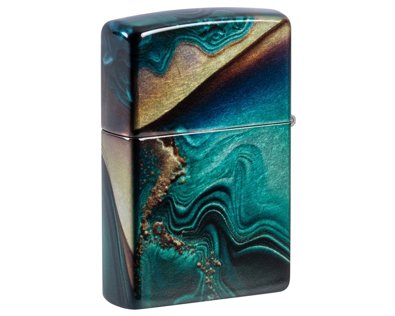 [60007247] Briquet Zippo Marble Design