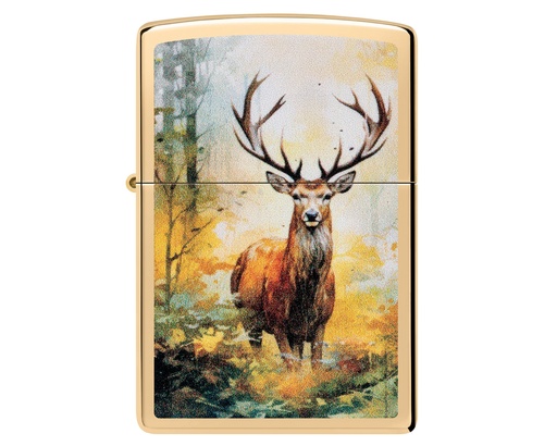[60007254] Aansteker Zippo Watercolor Deer Design