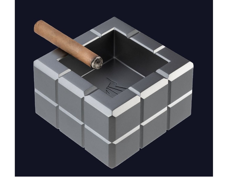 [AT125T1] Ashtray Cigar Colibri Heritage Cube Black
