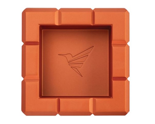 [AT125T6] Asbak Sigaar Colibri Heritage Cube Oranje
