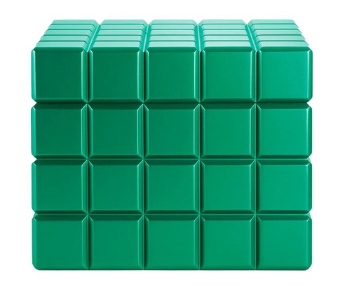 [HU125T5] Humidor Colibri Heritage Cube Green - 60-80 Cigars