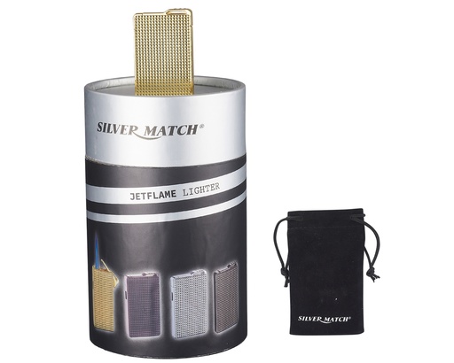 [40674378] Briquet Silver Match Jetflame Luxembourg