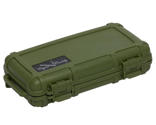 [HUMCC5GN] Humidor De Voyage Cigar Caddy Vert Foret 5 Cigares