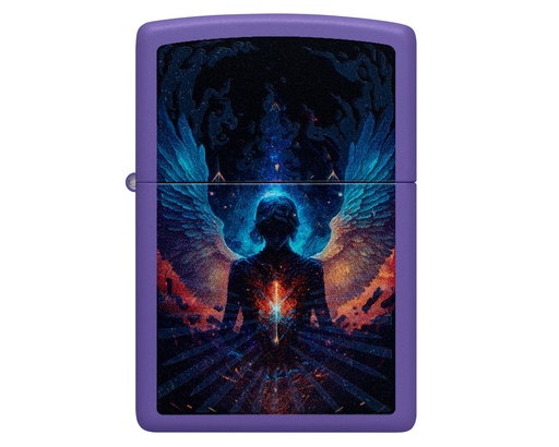 [60007368] Briquet Zippo Angel Design Color Change