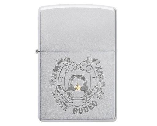 [60007379] Aansteker Zippo Wild West Cowboy Design