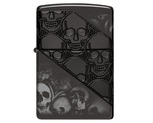 [60007451] Aansteker Zippo Skulls Design