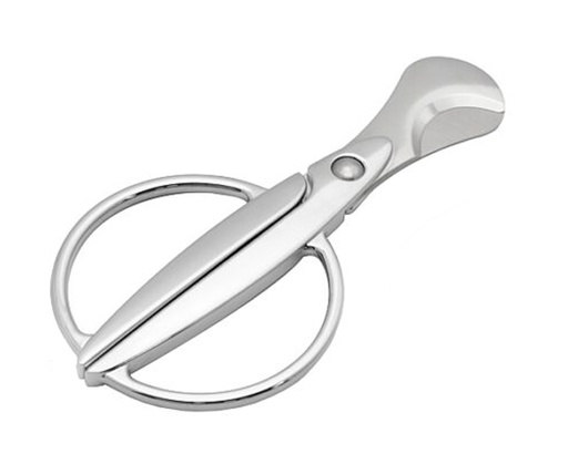 [FT545] Cigar Cutter Lubinski Scissors Chrome