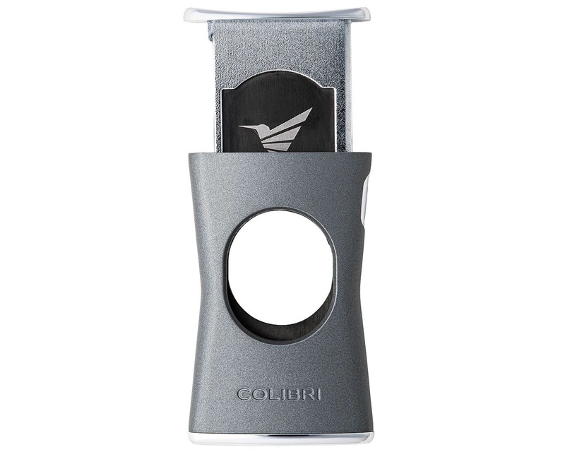 [CU225T4] Cigar Cutter Colibri Slim Charchoal